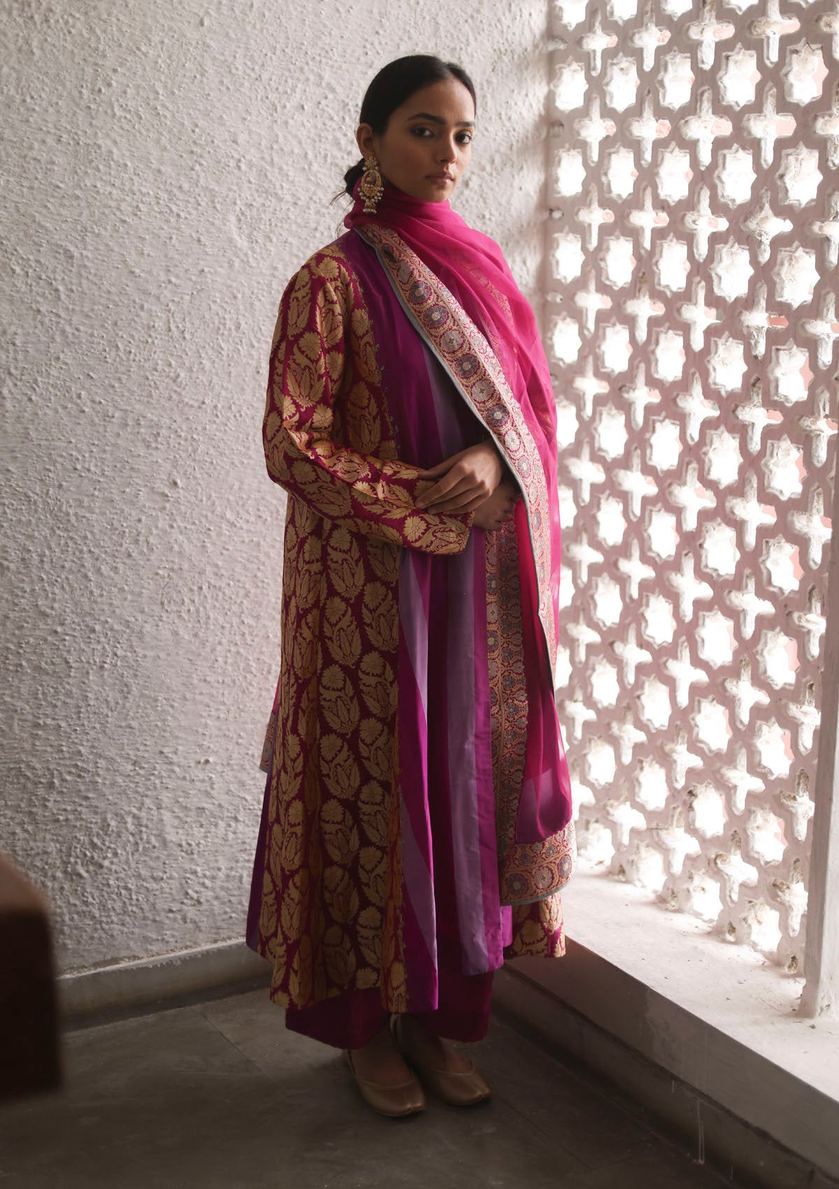 Jamuni Panelled Choga