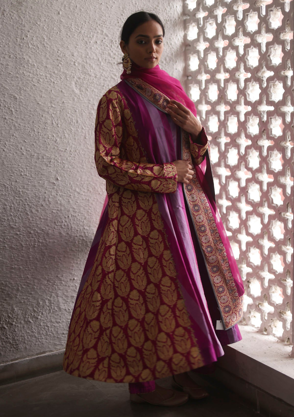 Jamuni Panelled Choga